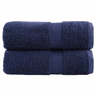 Gastendoekjes SOLUND 2 st 600 g/m&sup2; 30x50 cm marineblauw 1