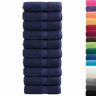 Gastendoekjes SOLUND 10 st 600 g/m&sup2; 30x50 cm marineblauw 2