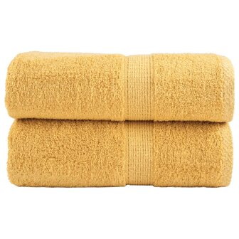 Gastendoekjes SOLUND 2 st 600 g/m&sup2; 30x50 cm goudkleurig 1