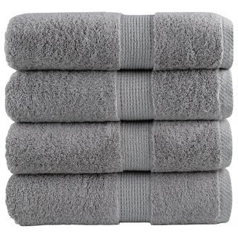 Gastendoekjes SOLUND 4 st 600 g/m&sup2; 30x50 cm grijs 1