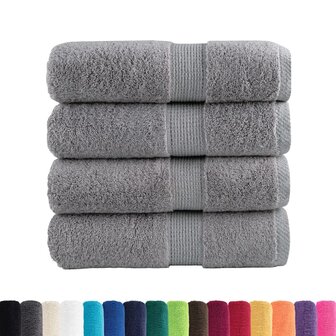 Gastendoekjes SOLUND 4 st 600 g/m&sup2; 30x50 cm grijs 2