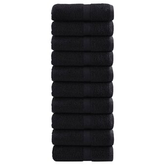 Gastendoekjes SOLUND 10 st 600 g/m&sup2; 30x50 cm zwart 1