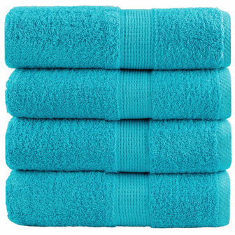 Gastendoekjes SOLUND 4 st 600 g/m&sup2; 30x50 cm turquoise 1
