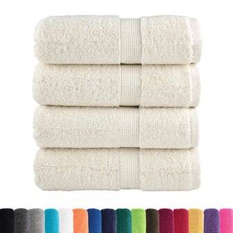 Gastendoekjes SOLUND 4 st 600 g/m&sup2; 30x50 cm cr&egrave;mekleurig 2