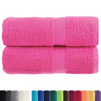 Gastendoekjes SOLUND 2 st 600 g/m&sup2; 30x50 cm roze 2