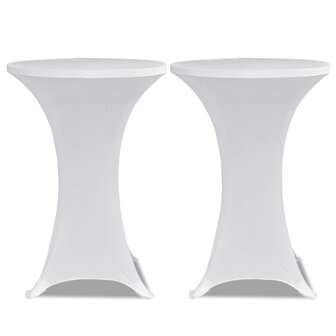 Statafelhoes Stretch &Oslash;80cm Wit (2 stuks) 2