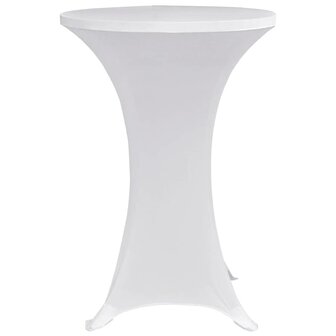 Statafelhoes 4 st stretch &Oslash;70 cm wit 4