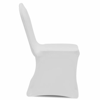 Stoelhoezen stretch 12 st wit 6