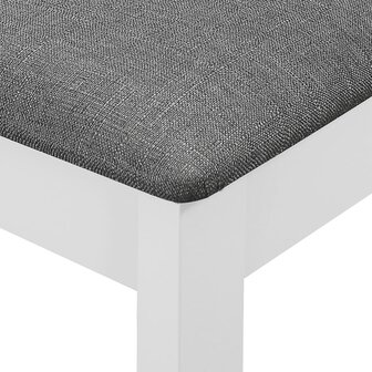 5-delige Eethoek MDF wit 12