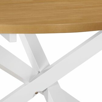 5-delige Eethoek MDF wit 4