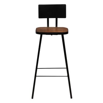 3-delige Barset massief gerecycled hout 9
