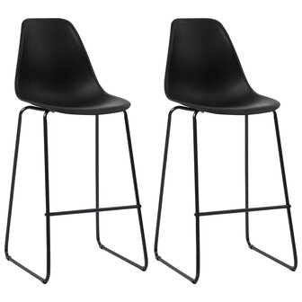 3-delige Barset kunststof zwart 5