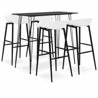 5-delige Barset zwart en wit 1