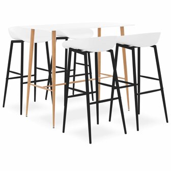 5-delige Barset wit 1