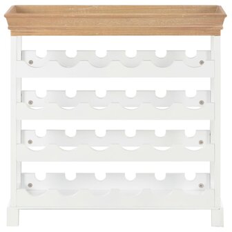 Wijnkast 70x22,5x70,5 cm MDF wit 3