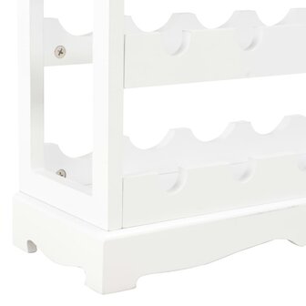 Wijnkast 70x22,5x70,5 cm MDF wit 6
