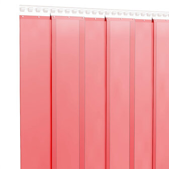 Deurgordijn 200x1,6 mm 25 m PVC rood 3