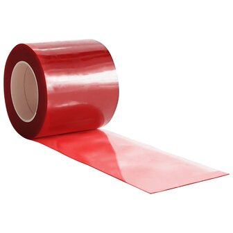 Deurgordijn 200x1,6 mm 50 m PVC rood 4