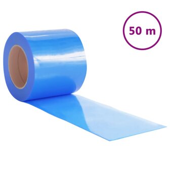 Deurgordijn 200x1,6 mm 50 m PVC blauw 2