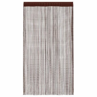 Draadgordijnen 100x250 cm bruin 2 st 4