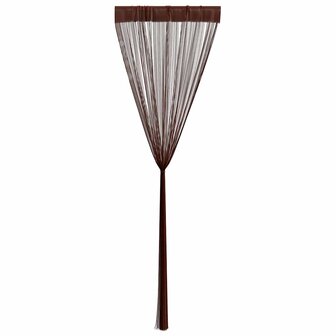 Draadgordijnen 100x250 cm bruin 2 st 5