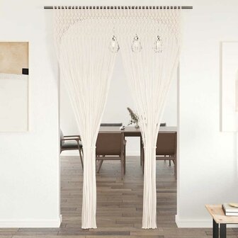Gordijn macram&eacute; 140x240 cm katoen 1