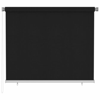 Rolgordijn voor buiten 180x140 cm zwart 2