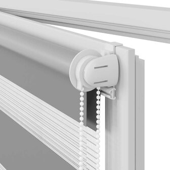 Duo Rolgordijn 40x100 cm stofbreedte 36,7 cm grijs 9
