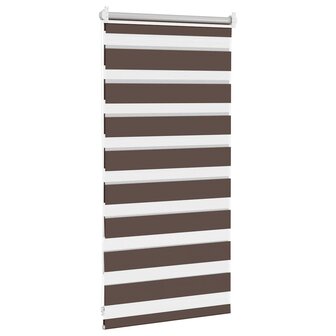 Duo Rolgordijn 40x100 cm stofbreedte 36,7 cm koffiebruin 4