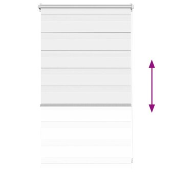 Duo Rolgordijn 50x100 cm stofbreedte 46,7 cm wit 5