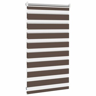 Duo Rolgordijn 50x100 cm stofbreedte 46,7 cm koffiebruin 4