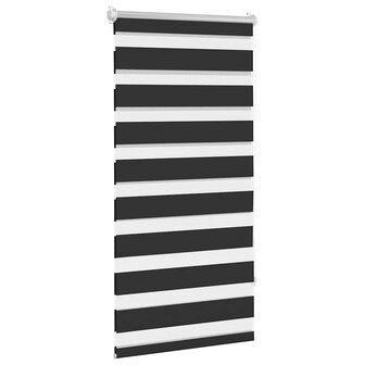 Duo Rolgordijn 80x150 cm stofbreedte 76,7 cm zwart 3