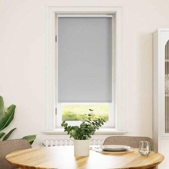 Rolgordijn verduisterend 40x100 cm stofbreedte 40 cm grijs 1