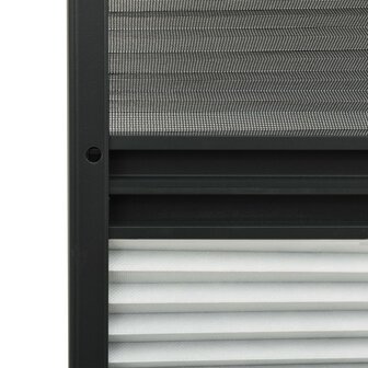 Raamhor pliss&eacute; met verduistering 80x100 cm aluminium 6
