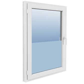 Raamfolie mat 0,9x100 m PVC grijs 4
