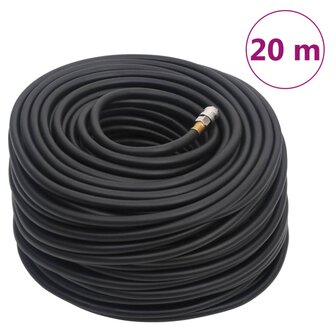 Luchtslang hybride 0,6&amp;apos;&amp;apos; 20 m rubber en PVC zwart 1