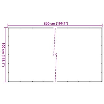 Aanhangwagennet 3x5 m HDPE zwart 7