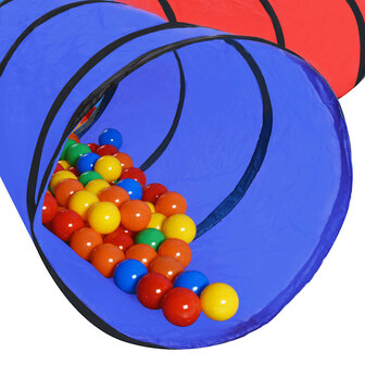 Kinderspeeltunnel met 250 ballen meerkleurig 6