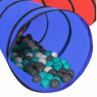 Kinderspeeltunnel met 250 ballen meerkleurig 6
