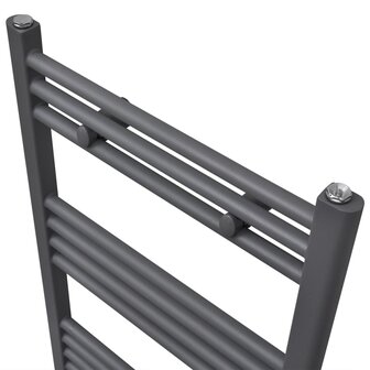 Radiator / handdoekenrek recht 600x1160 mm grijs 3