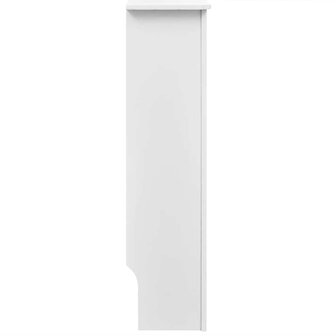 Radiatorombouw 112 cm bewerkt hout wit 4