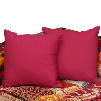 Poef vierzits modulair stof patchwork 7