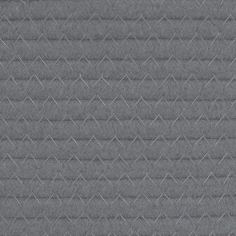 Opbergmand &Oslash; 40x25 cm katoen grijs en wit 7