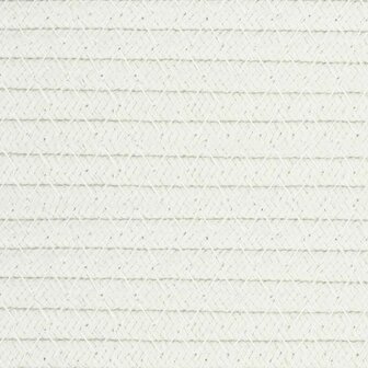 Opbergmand &Oslash; 40x35 cm katoen bruin en wit 8