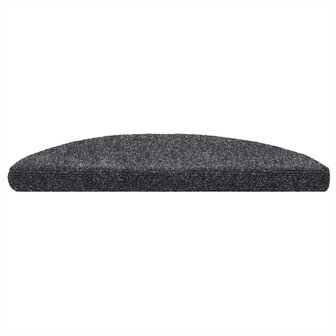Trapmatten Zelfklevend 5 stuks 56x17x3 cm Donkergrijs Halfrond 3