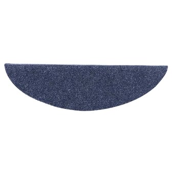Trapmatten Zelfklevend 5 stuks 56x17x3 cm Blauw Halfrond 4