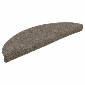 Trapmatten Zelfklevend 5 stuks 56x17x3 cm Beige Halfrond 2