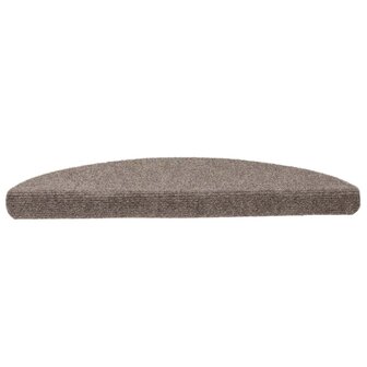 Trapmatten Zelfklevend 5 stuks 56x17x3 cm Beige Halfrond 3