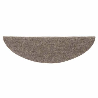 Trapmatten Zelfklevend 5 stuks 56x17x3 cm Beige Halfrond 4
