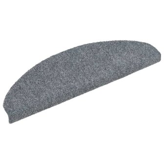 Trapmatten Zelfklevend 5 stuks 65x21x4 cm Lichtgrijs Halfrond Groot 3